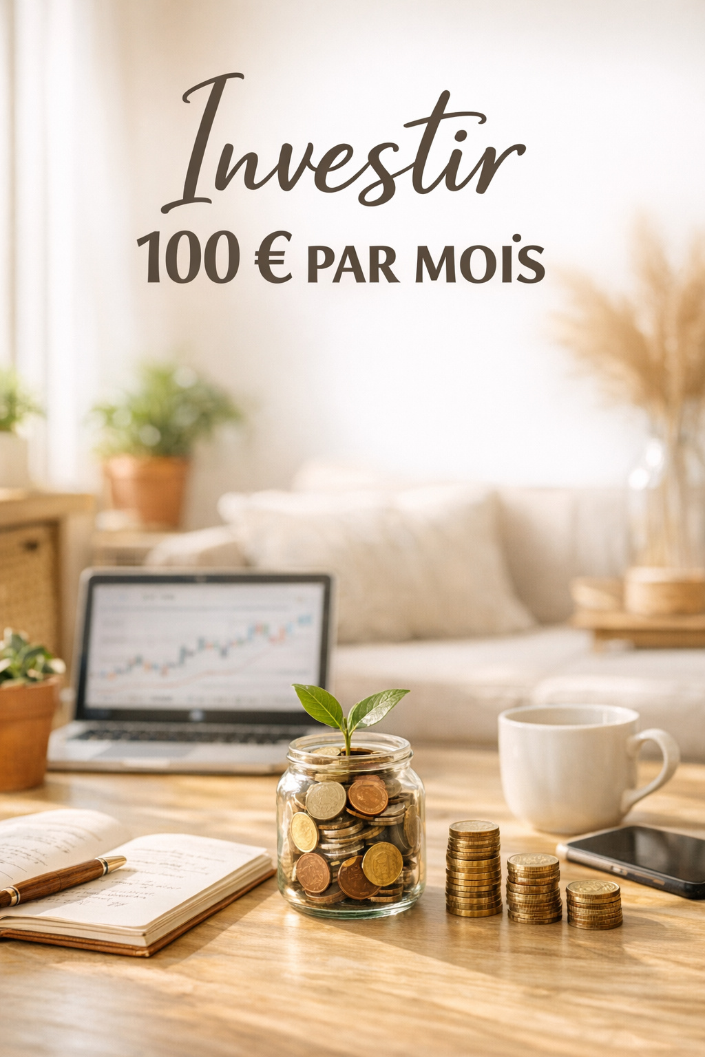 Investir 100 € par mois